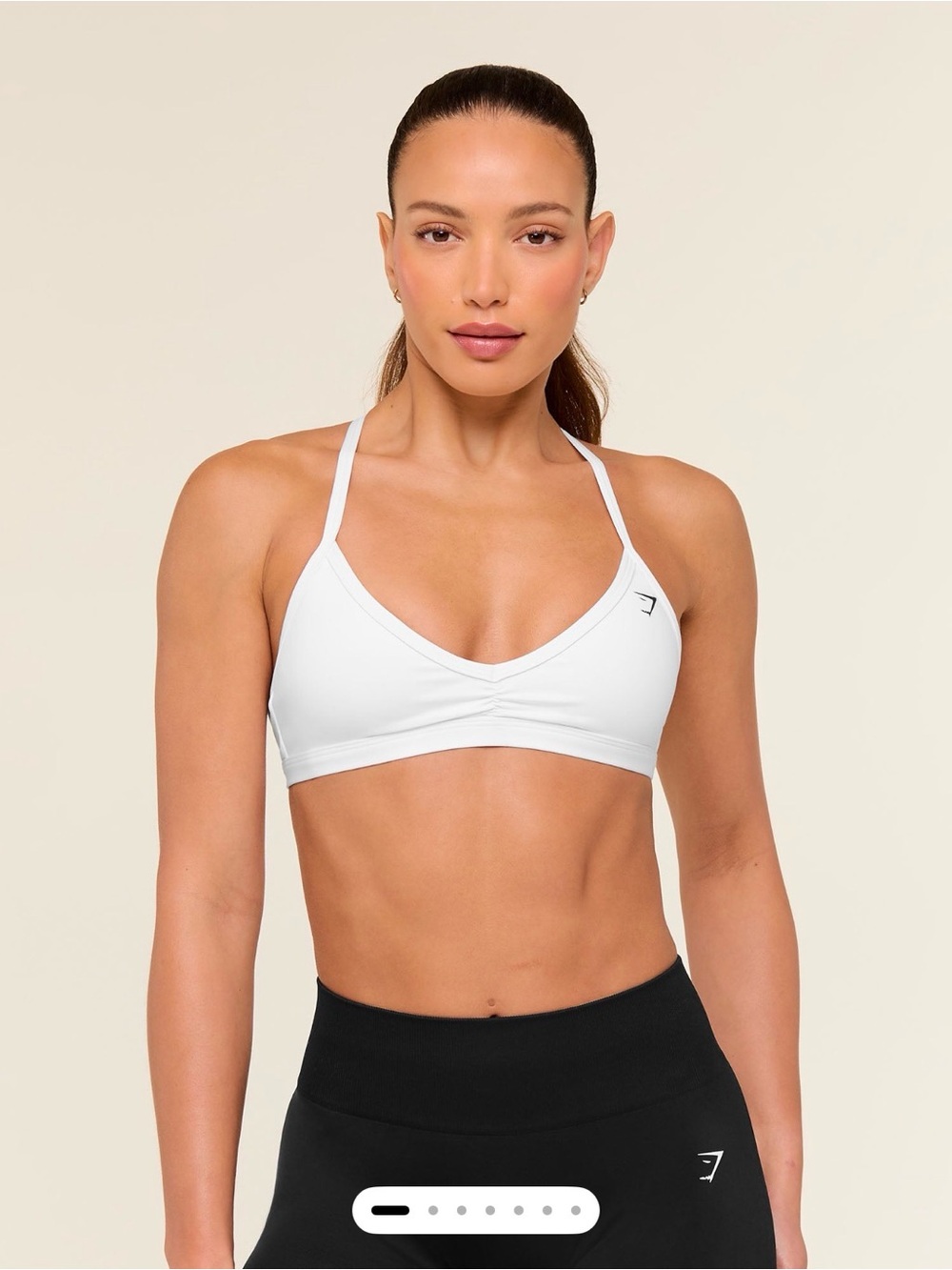 GYMSHARK minimal sports bra size M